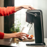 Μηχανή ανθρακούχου νερού SodaStream ART, 1 l, Χειροκίνητη ανθρακοποίηση, 2 στάδια, χωρίς BPA, Μαύρο/ασημί