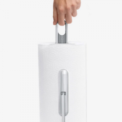 Suport hartie de bucatarie cu pulverizator integrat SimpleHuman KT1196, 177 ml, 20.3x17.8x38.1 cm, Otel inoxidabil, Inox