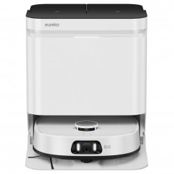 Eureka J15 Ultra Robot Vacuum, 19,000 Pa, 3 L, 150-Minute Run Time, Lidar + RGB Camera, FlexiRazor, Voice Control, White
