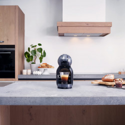 Комплект кафемашина с 6 пакета капсули Krups Mini Me KP123B10, 15 бара, 1500 W, 0.8 л, Сив/Черен