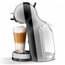 Кафемашина с капсули Krups Mini Me KP123B10, 15 бара, 1500 W, Резервоар 0.8 л + 6 пакета капсули, Сив/Черен
