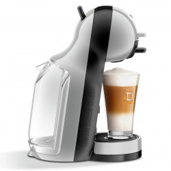 Комплект кафемашина с 6 пакета капсули Krups Mini Me KP123B10, 15 бара, 1500 W, 0.8 л, Сив/Черен