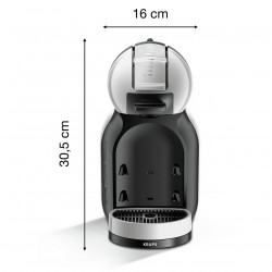 Krups Mini Me KP123B10 Set filtru de cafea cu 6 capsule, 15 bar, 1500 W, 0,8 l, gri/negru
