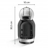 Krups Mini Me KP123B10 Set filtru de cafea cu 6 capsule, 15 bar, 1500 W, 0,8 l, gri/negru