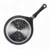 Palacsintasütő AMT Gastroguss 128, 28 cm, Öntött alumínium, Lotan® tapadásmentes bevonat, 240°C-ig, Fekete színű