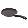 AMT Gastroguss 124 Pancake Pan, 24 cm, Cast Aluminum, Lotan® Non-Stick Coating, Up to 240°C, Black