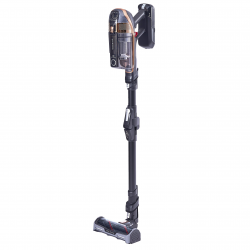 Aspirator vertical Rowenta X-Force Flex 15.60 RH99F1, 520W, 230AW, 0.9 litri, 32.4V, Autonomie 80 min, Auto power, LED, Display, Flex, Negru/Bronz
