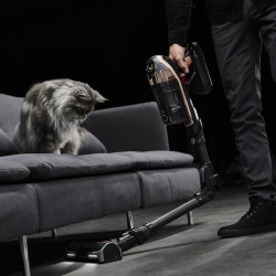 Вертикална прахосмукачка Rowenta X-Force Flex 15.60 RH99F1, 230AW, 32.4V, Автономия 80 мин, Автоматична скорост, LED четка, Черен