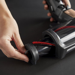 Rowenta X-Force Flex 15.60 RH99F1 Upright Vacuum Cleaner, 520W, 230V, 0.9 L, 32.4V, 80-minute runtime, Automatic power adjustment, LED brush, Display, Flex, Black/Bronze