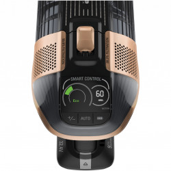 Rowenta X-Force Flex 15.60 RH99F1, 520W, 230AW, 0,9 λίτρα, 32,4V, Αυτονομία 80 λεπτά, Αυτόματη τροφοδοσία, LED, Οθόνη, Flex, Μαύρο/Μπρονζέ