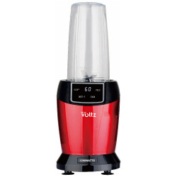 Nutri Blender Oliver Voltz OV51162FR, 1200W, 2 pahare, 1 l/800 ml, Fara BPA, Afisaj LED, Rosu