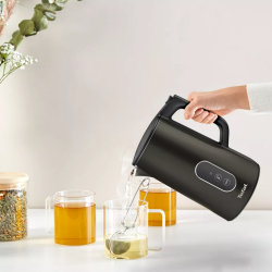 Електрическа кана Tefal KI831E10, 1800W, 1.7 л, 5 темп. нива, LED, Сензорно управление, 360°C основа, Двойни стени, Филтър против варовик, Черен