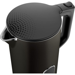 Tefal KI831E10 Electric Kettle, 1800W, 1.7 L, 5 temperature settings, LED display, Touch controls, 360° swivel base, Double-walled, Limescale filter, Black