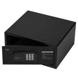 Adler AD 1045 Electronic Safe, 200x420x370 mm, 14 L, Lockout after 4 failed attempts, Low battery warning, Black