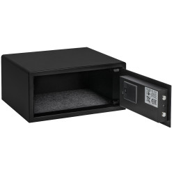 Adler AD 1045 Electronic Safe, 200x420x370 mm, 14 L, Lockout after 4 failed attempts, Low battery warning, Black