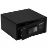 Adler AD 1045 Electronic Safe, 200x420x370 mm, 14 L, Lockout after 4 failed attempts, Low battery warning, Black