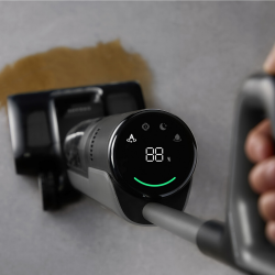 DREAME H12 Pro HHR25A Upright Vacuum Cleaner, 300W, 0.7/0.9 L, 3 modes, 35 min, Wet/Dry, Voice prompts, LED, Automatic mop drying, Black/Gray