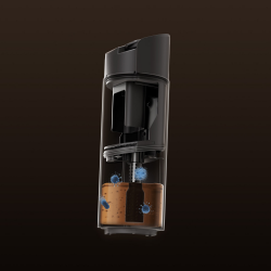 Aspirator vertical DREAME H12 Pro HHR25A, 300W, 0.7/0.9 l, 3 moduri, 35 min, Umed/uscat, Alerte vocale, LED, Uscare mop automată, Negru/gri