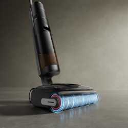 DREAME H12 Pro HHR25A Upright Vacuum Cleaner, 300W, 0.7/0.9 L, 3 modes, 35 min, Wet/Dry, Voice prompts, LED, Automatic mop drying, Black/Gray