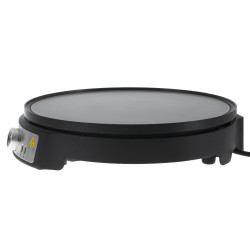 Μηχανή για τηγανίτες Adler AD 3093, 1600W, 30 cm, με σκεύη, Μαύρο/Inox