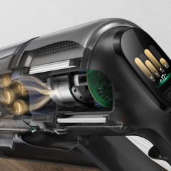 Ηλεκτρική σκούπα όρθιας τοποθέτησης Dreame Z30 AquaCycle VZV77B, 855W, 310AW, 150000 rpm, 3 στάδια, 0.32/0.4/0.6 l, 90 λεπτά, HEPA H14, LED, Brushless motor, Μαύρο