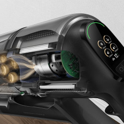 Aspirator vertical fara fir Dreame Z30 AquaCycle VZV77B, 855W, 310AW, 150000 rpm, 3 trepte, 0.32/0.4/0.6 l, 90 min, HEPA H14, LED, Motor fara perii, Negru