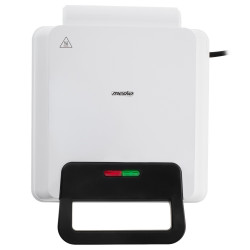 Mesko MS 3091 Waffle Maker, 1800W, Non-stick coating, 2 plates, Non-slip feet, White