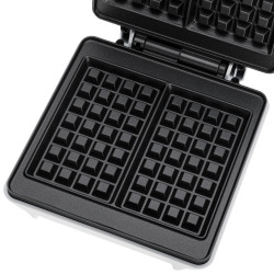 Mesko MS 3091 Waffle Maker, 1800W, Non-stick coating, 2 plates, Non-slip feet, White