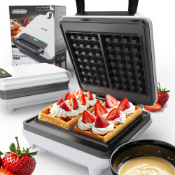 Mesko MS 3091, 1800W, tapadásmentes bevonat, 2 tányér, csúszásmentes lábak, fehér színű