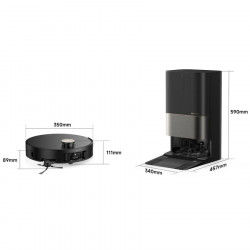 Dreame X50 Ultra RLX85CE-6-BK Robot Vacuum, 20,000 Pa, AI Obstacle Detection, 360° Navigation, Voice Control, UV Sterilization, Black/Gold