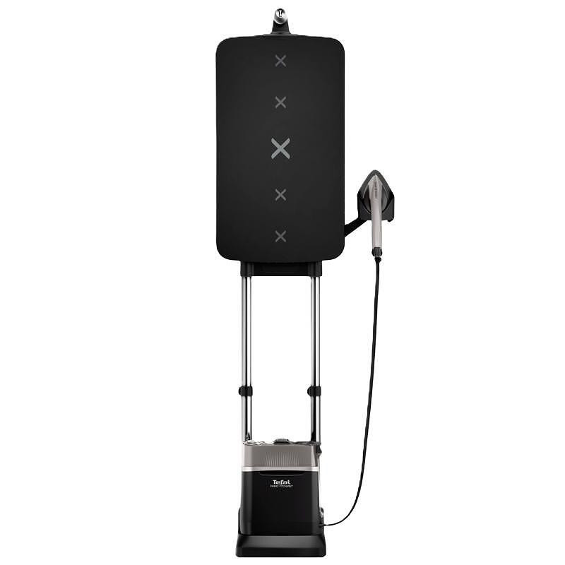 Уред за гладене с пара Tefal Ixeo Power QT2028F0, 2170W, 1.1 л, 100г/мин, Система против котлен камък, Автоматично изключване, Черен
