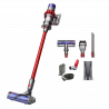 Aspirator vertical Dyson V10 Origin 394464-01, 525W, 151AW, 0.76l, 125000 rpm, 60 min, 3 moduri, Motorbar clar, Nichel/negrit