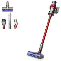 Ηλεκτρική σκούπα όρθιας τοποθέτησης Dyson V10 Origin 394464-01, 525W, 151AW, 0.76l, 125000 rpm, 60 λεπτά, 3 λειτουργίες, Motorbar clear, Nickel/blackened