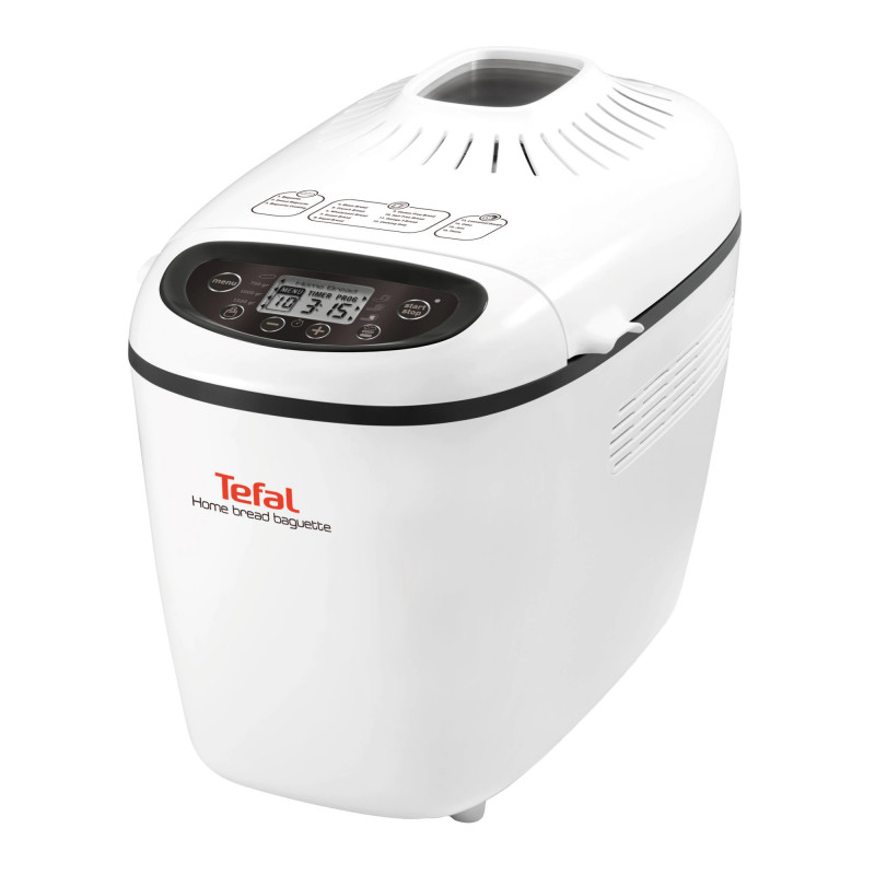 Tefal Home Bread Baguette PF610138, 1600 W, 750/1000/1500 g, 2 keverő, 16 program, Fehér