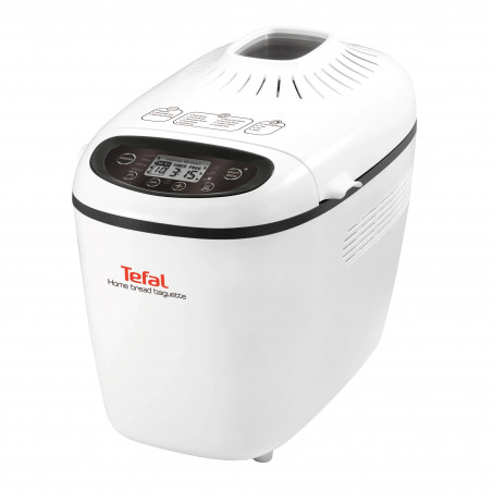 Home Bread Baguette Tefal PF610138, 1600 W, 750/1000/1500 g, 2 αναδευτήρες, 16 προγράμματα, Λευκό