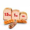 Tefal Home Bread Baguette PF610138, 1600 W, 750/1000/1500 g, 2 keverő, 16 program, Fehér