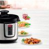 Мултикукър Tefal CY505EE0 One Pot, 1200 W, 6л, 25 програми, Таймер, Поддържане на топлина, Сребрист/черен