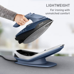 Tefal Reemove upgrade vasaló FV6675E0, 2600 W, 250 ml, kerámia lemez, csepegésgátló rendszer, automatikus kikapcsolás, Kék