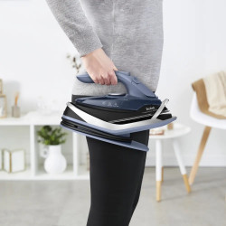 Tefal Reemove upgrade vasaló FV6675E0, 2600 W, 250 ml, kerámia lemez, csepegésgátló rendszer, automatikus kikapcsolás, Kék