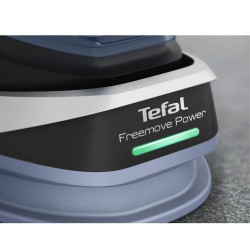 Σίδερο αναβάθμισης Tefal Reemove FV6675E0, 2600 W, 250 ml, Κεραμική πλάκα, Σύστημα προστασίας κατά της στάγδην, Αυτόματη απενεργοποίηση, Μπλε
