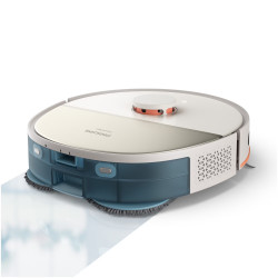 Aspirator robot și mop Philips XU5100/20, 4800 mAh, 10000 Pa, WiFi, navigare LDS, EPA 10, Curățare uscată / umedă, Bej