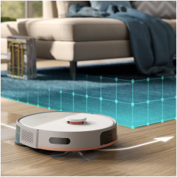 Aspirator robot și mop Philips XU5100/20, 4800 mAh, 10000 Pa, WiFi, navigare LDS, EPA 10, Curățare uscată / umedă, Bej
