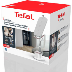 Σίδερο ατμού Tefal Ixeo Vision QT1811E0, 2170W, 3 επίπεδα ισχύος, 1,2 l, 200 g/min, LED οπίσθιος φωτισμός, Ανανέωση και απολύμανση, Αυτόματη απενεργοποίηση, Λευκό