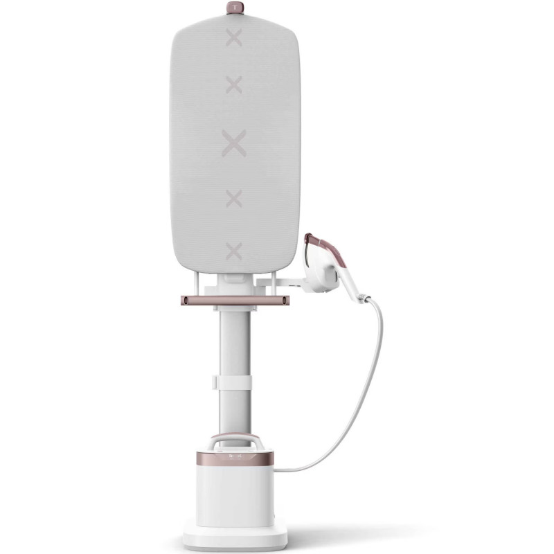 Σίδερο ατμού Tefal Ixeo Vision QT1811E0, 2170W, 3 επίπεδα ισχύος, 1,2 l, 200 g/min, LED οπίσθιος φωτισμός, Ανανέωση και απολύμανση, Αυτόματη απενεργοποίηση, Λευκό