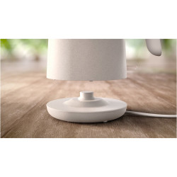Elektromos vízforraló Philips HD9365/10 Conscious collection, 2200 W, 1,7 l, automatikus kikapcsolás, vízkő elleni szűrő, matt fehér