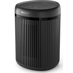 Вентилаторна печка-духалка с керамичен нагревател Philips CX2120/01, 600/1500 W, За до 15м2, 3 температурни настройки, Защита от преобръщане, Черен