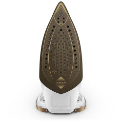 Tefal Puregliss FV8042E0 Iron, 2900 W, 270 g/min, 270 ml, Vertical Ironing, Anti-Drip System, White/Gold