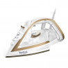 Vasaló TEFAL Puregliss FV8042E0, 2900 W, 270 g/perc, 270 ml, függőleges vasalás, csepegésgátló rendszer, fehér/arany