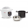 Tefal CY851130 Cook4me Multicooker, 1600 W, 6 L, 6 cooking modes, 150 built-in recipes, Delayed Start, Keep Warm, White