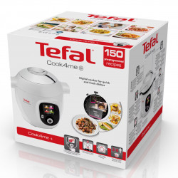 Πολυμάγειρας Tefal CY851130 Cook4me, 1600 W, 6 L, 6 λειτουργίες μαγειρέματος, έναρξη με καθυστέρηση, εξοικονόμηση θερμότητας, Λευκό